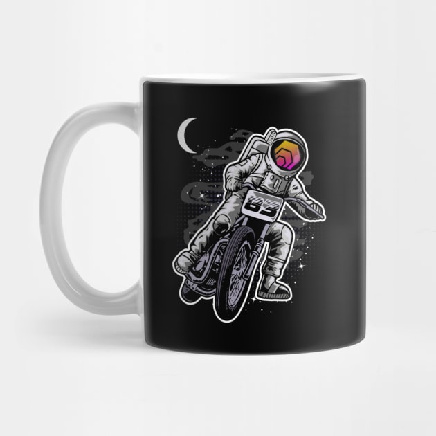 Astronaut Motorbike HEX Coin To The Moon Crypto Token Cryptocurrency Wallet Birthday Gift For Men Women Kids by Thingking About